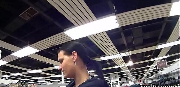  Exceptional czech kitten gets tempted in the shopping centre and nailed in pov